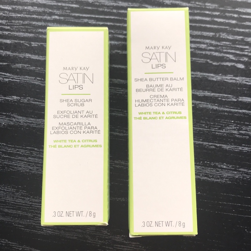 Mary Kay Satin lip scrub and butter balm